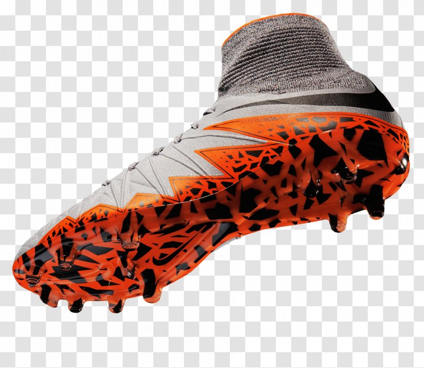 Cleat Nike Free Football Boot Track Spikes Sneakers - Orange Transparent PNG