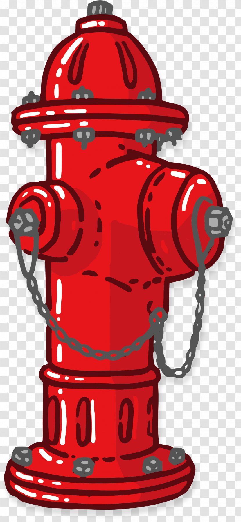 Fire Hydrant PhotoScape - Animation - Vector Hand-painted Transparent PNG