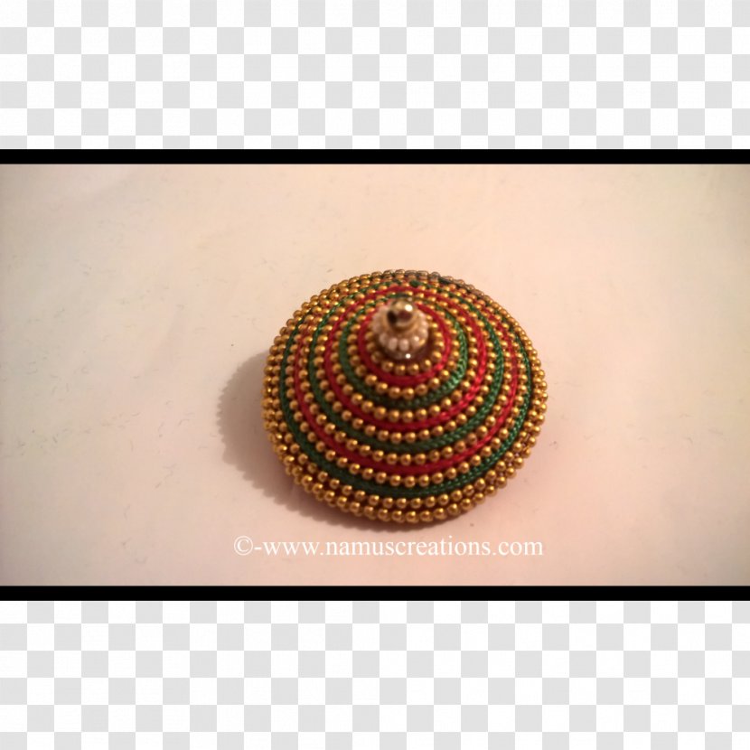 Jewellery Green Thread Bead Orange - Sari Transparent PNG
