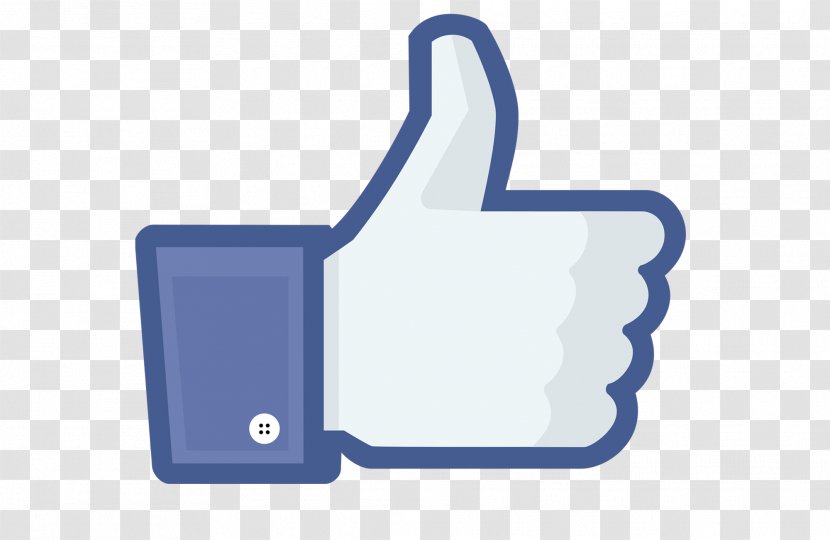 Facebook Like Button Clip Art - Blue Transparent PNG