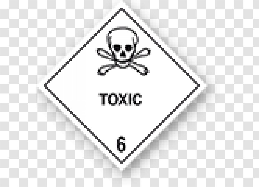 Hazard Symbol HAZMAT Class 6 Toxic And Infectious Substances Dangerous Goods Flexible Intermediate Bulk Container Chemical Substance - Hazmat Transparent PNG