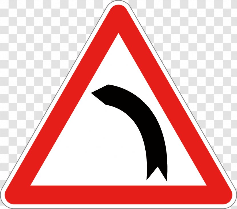 Euclidean Vector Curve Senyal - Pixabay - Road Left Turn Transparent PNG