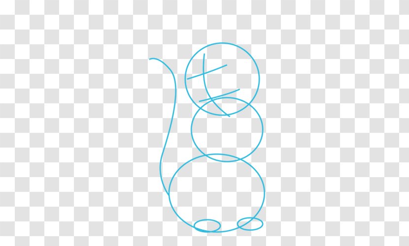 Circle Skunk Drawing Line Animal - Shape Transparent PNG