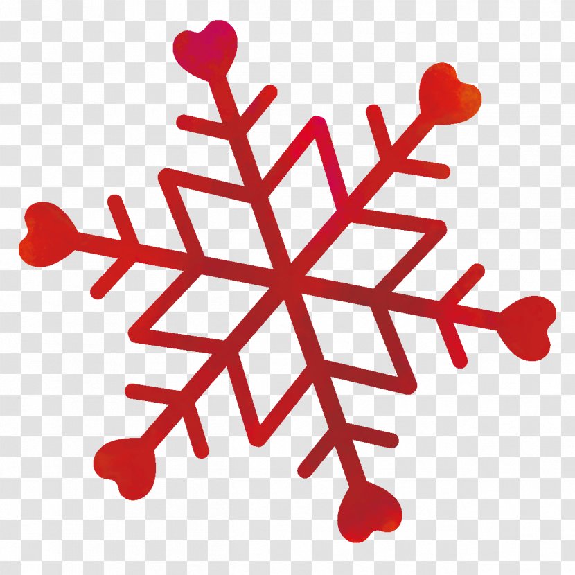 Red Snowflake. - Area - Computer Font Transparent PNG