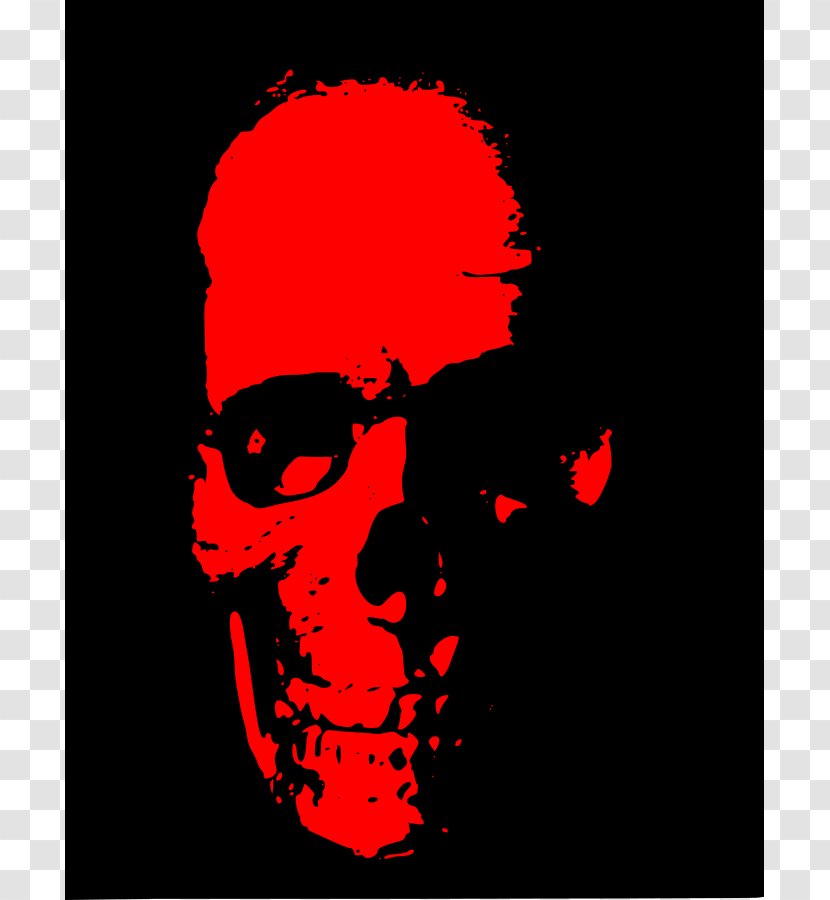 Red Skull Human Symbolism Clip Art - Fictional Character - Free Pictures Transparent PNG