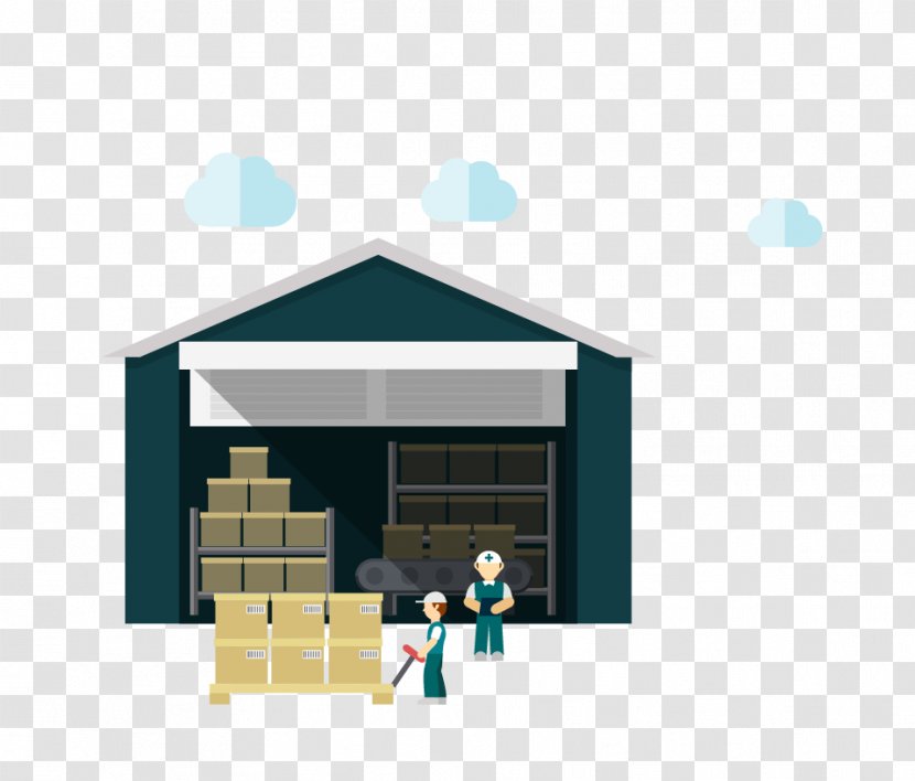 Warehouse Factory - People Vector Material Transparent PNG
