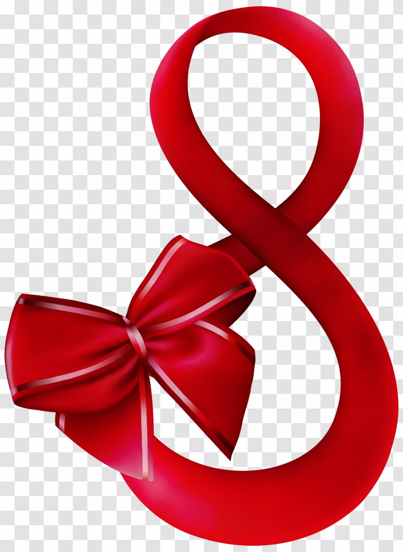 Red Background Ribbon - Jewellery - Symbol Transparent PNG