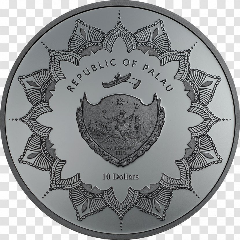 Budai Silver Coin Palau Transparent PNG