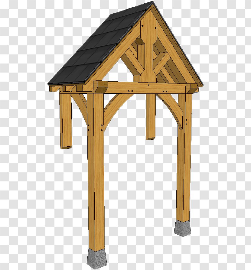 King Post Truss Timber Framing - Lumber - Design Transparent PNG