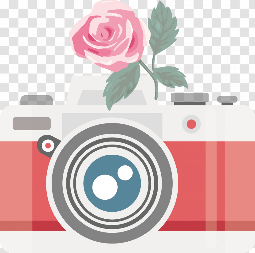 Camera Flower Transparent PNG