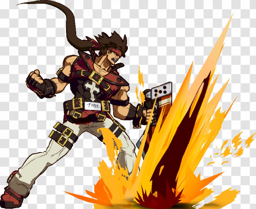 Guilty Gear Xrd Sol Badguy Sprite Character Transparent PNG