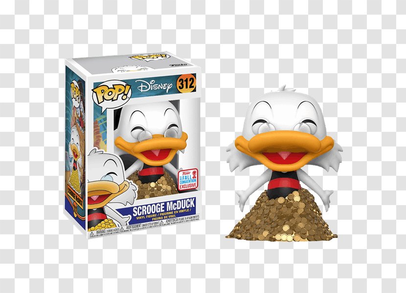 Scrooge McDuck New York Comic Con Funko Huey, Dewey And Louie Launchpad McQuack - Toy Transparent PNG