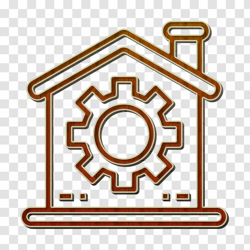 Home Icon Gear Icon House Automation Icon Transparent PNG
