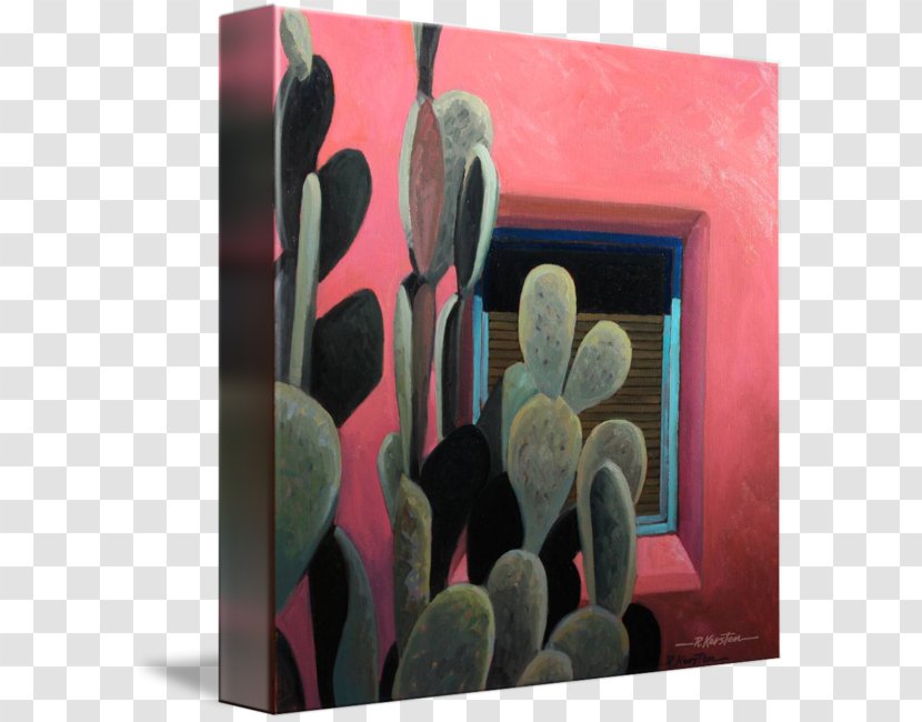 Modern Art Cactaceae Gallery Wrap Canvas - Architecture - Cactus Transparent PNG