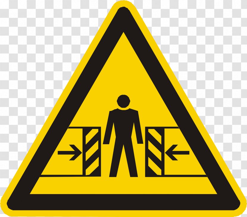 Warning Sign Hazard Symbol Clip Art - Text - Falling Transparent PNG