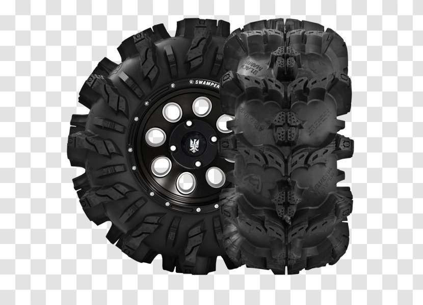 Car Side By All-terrain Vehicle Tire Rim - Truck - Black Transparent PNG