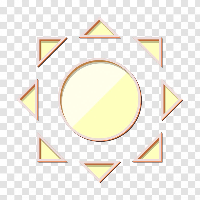 Summer Sunny - Hot Icon - Symmetry Emblem Transparent PNG