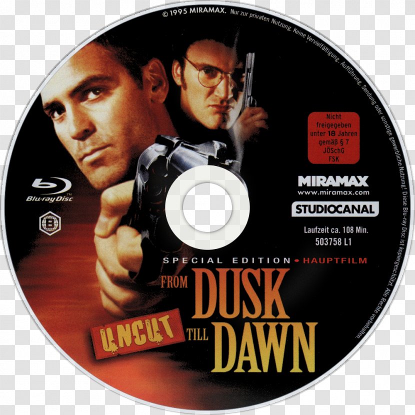 Quentin Tarantino Juliette Lewis From Dusk Till Dawn 2: Texas Blood Money Seth Gecko - Compact Disc Transparent PNG