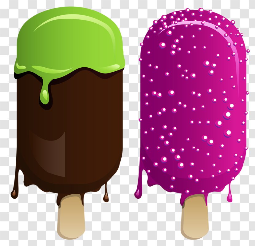 Ice Cream Cones Sundae Clip Art - Purple Transparent PNG