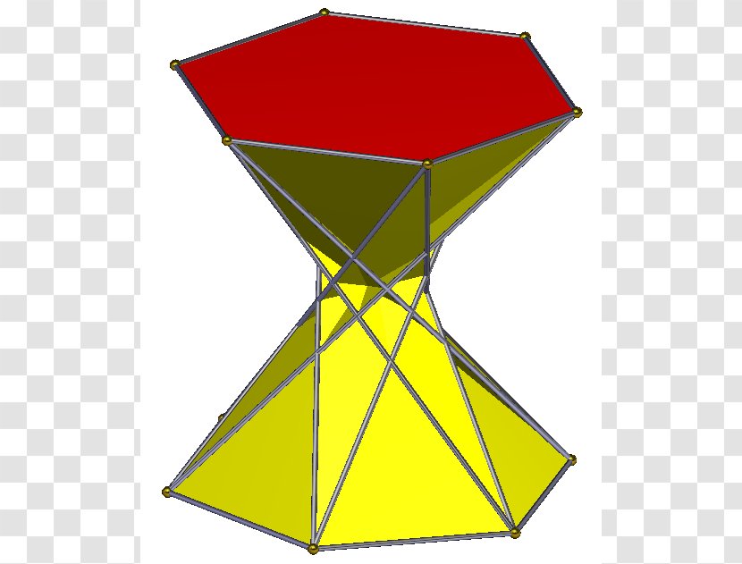 Hexagonal Antiprism Geometry Line Transparent PNG
