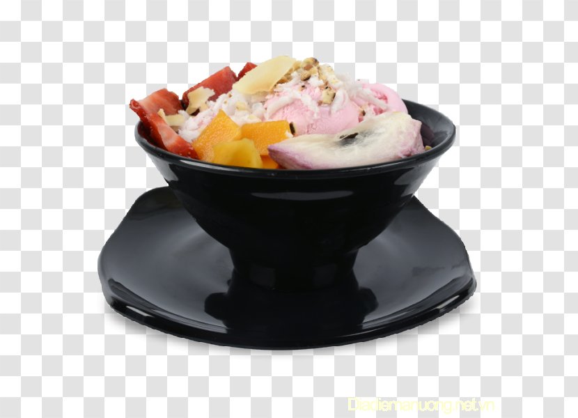 Ice Cream Tableware Recipe Flavor Cuisine - Creamed Coconut Transparent PNG