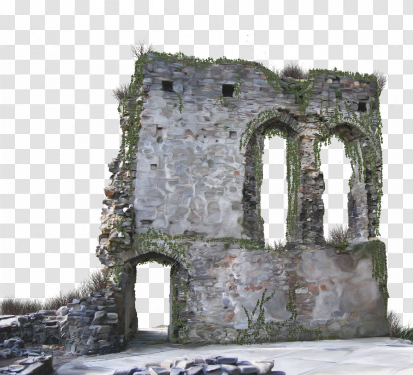 Ruins Building Rendering - Arch - Old Background Transparent PNG