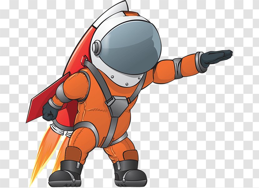 Astronaut Outer Space Rocket Spacecraft Transparent PNG