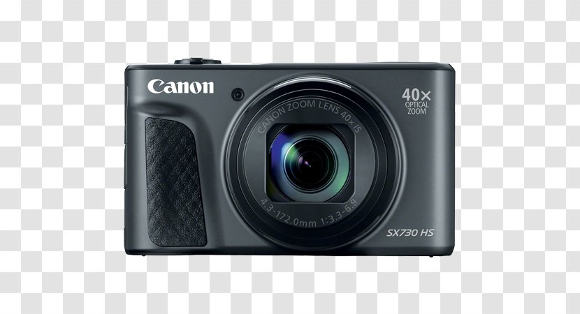 Canon PowerShot SX730 HS 20.3 MP Compact Digital Camera - 1080pBlack Point-and-shoot Zoom Lens Camera1080pSilverCamera Transparent PNG