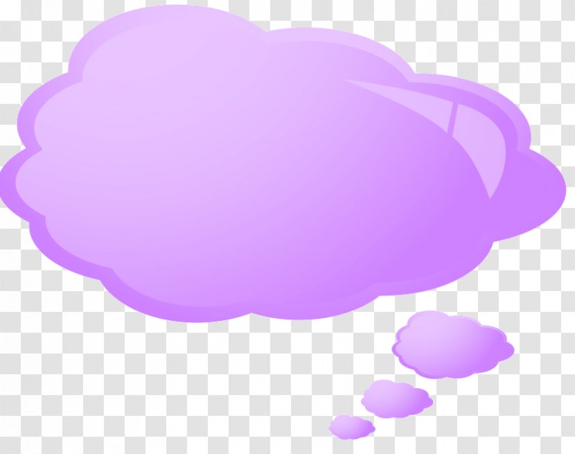 Cloud Color Clip Art - Violet - Lilac Transparent PNG