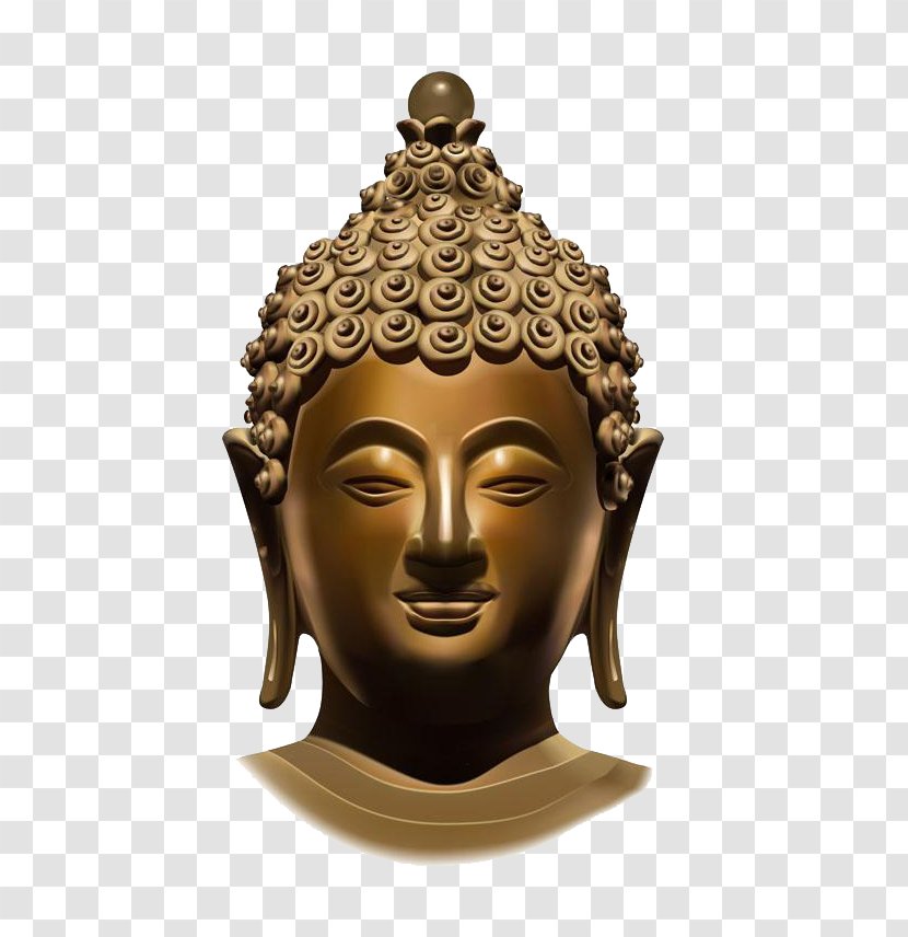 Gautama Buddha Golden Buddhism Mara Images In Thailand - 3D Modeling Style, Head Transparent PNG