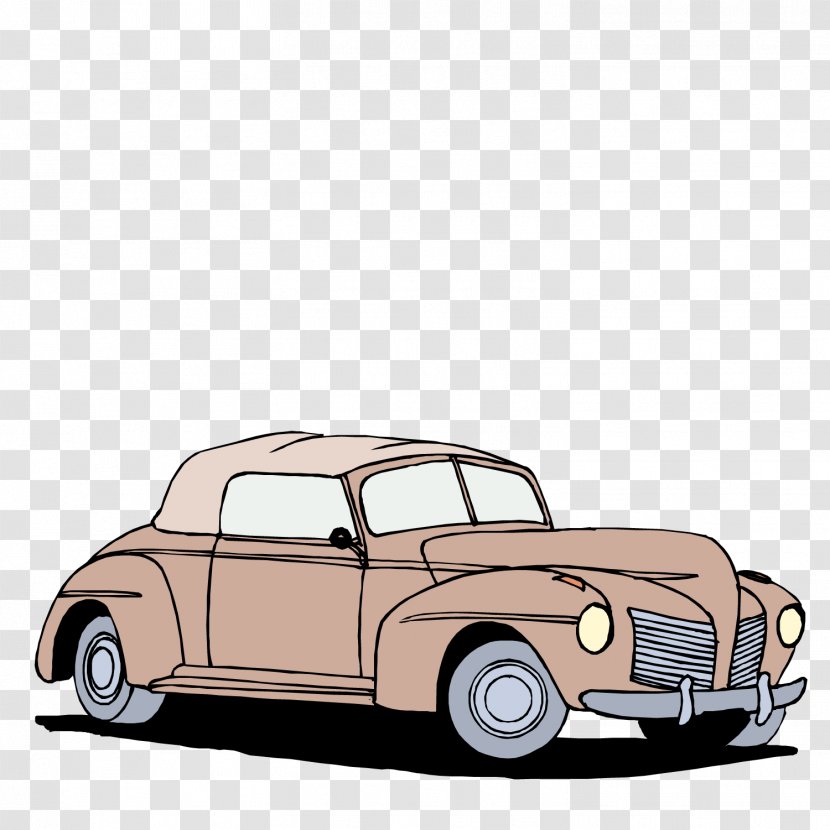 Car Photography Royalty-free Illustration - Mid Size - Old Transparent PNG