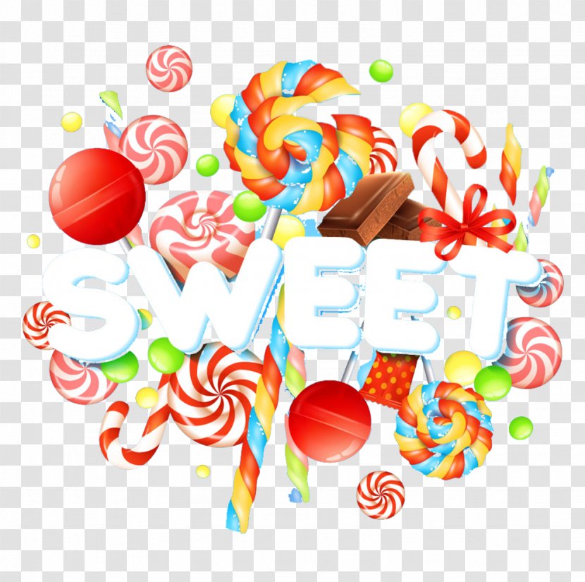 Lollipop Candy Sweetness Clip Art - Sweet Company - SWEET Picture Material Transparent PNG