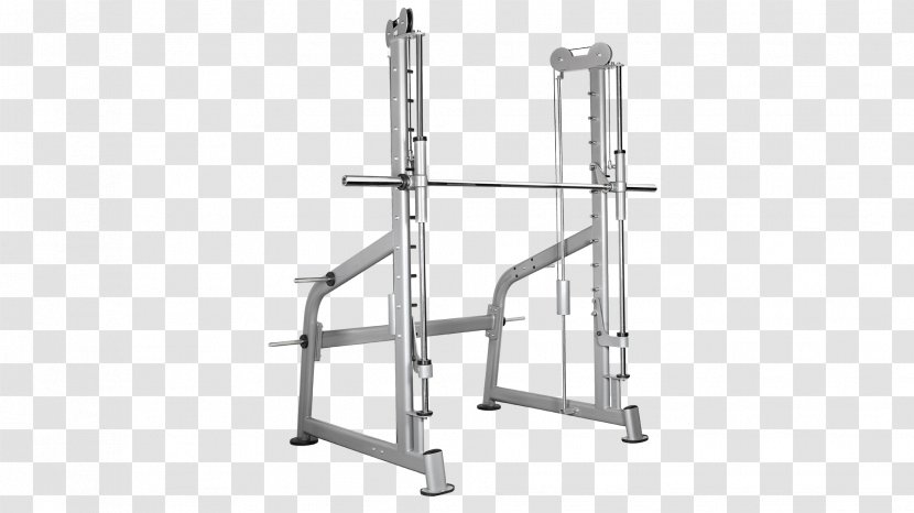 Smith Machine Weight Fitness Centre Training Bench - Steel Transparent PNG