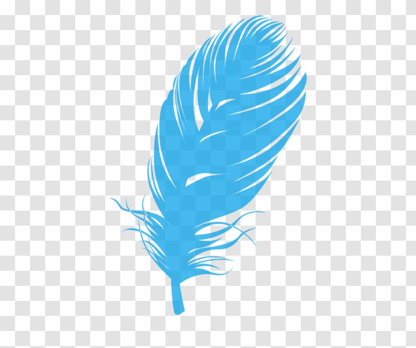 Feather CorelDRAW Bird - Turquoise - Colored Feathers Transparent PNG