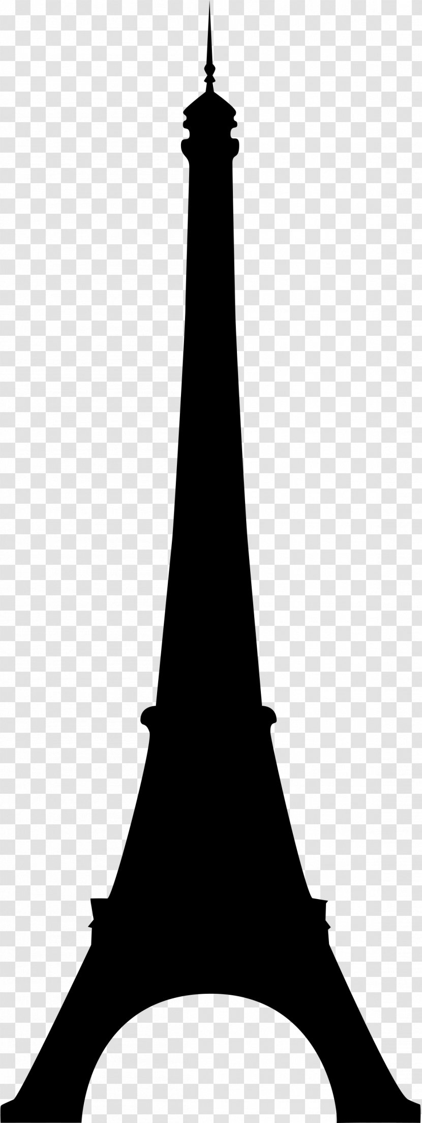 Eiffel Tower Silhouette Drawing - Art Transparent PNG