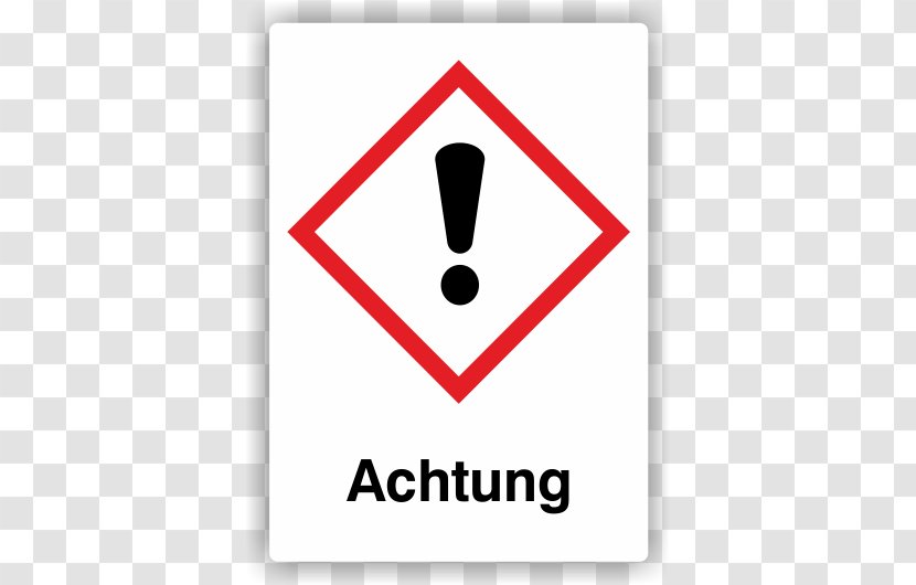 Globally Harmonized System Of Classification And Labelling Chemicals Chemical Substance CLP Regulation COSHH - Red - Achtung Transparent PNG