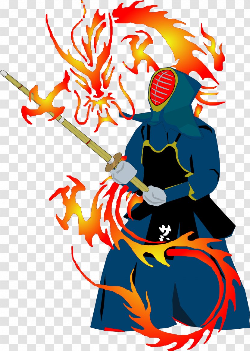 Shuhari Martial Arts Drawing - Samurai - Dragons And Sword Transparent PNG