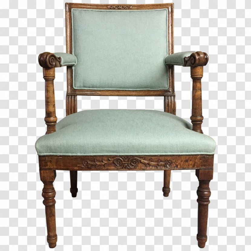 Chair Antique - Armchair Transparent PNG