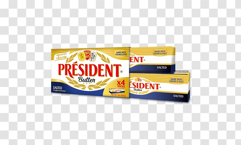 Cream Milk Butter Président Flavor Transparent PNG