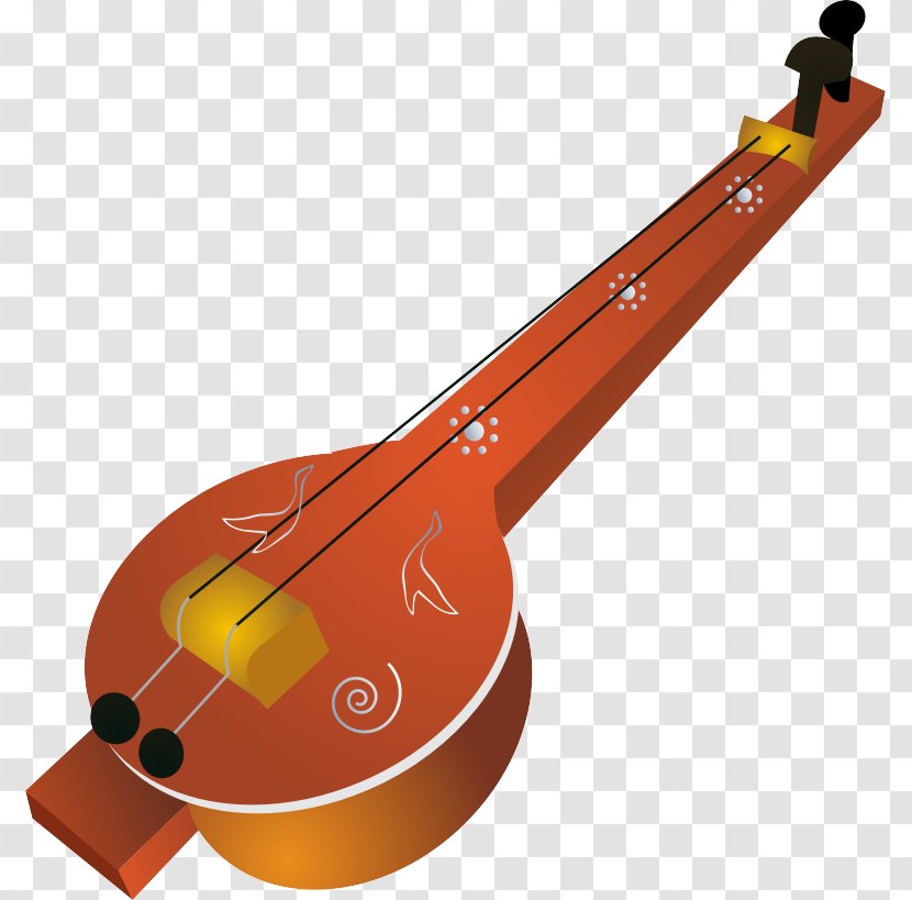 Cuatro Ukulele Musical Instrument - Watercolor - Instruments Transparent PNG