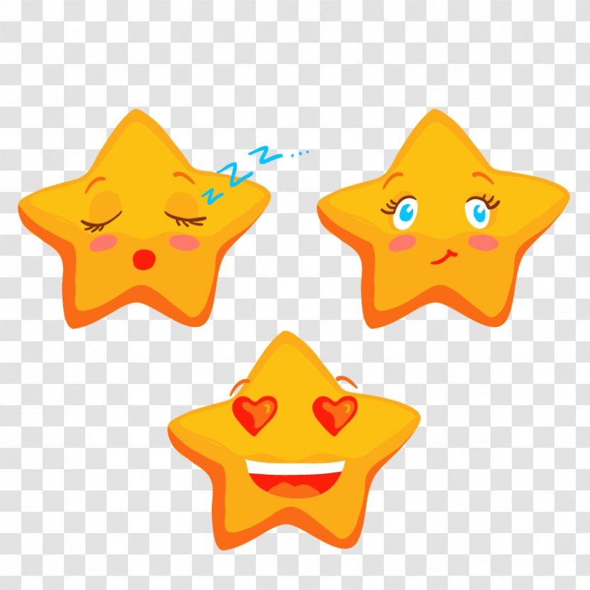 Smiley Emoticon Clip Art - Photography - Hand-painted Face Little Star Transparent PNG