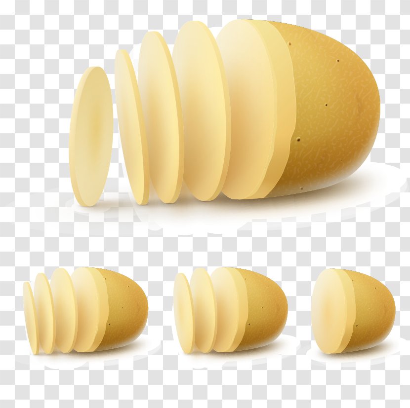 Potato Chip Euclidean Vector Food - Hot Potatoes - Hand-painted Transparent PNG