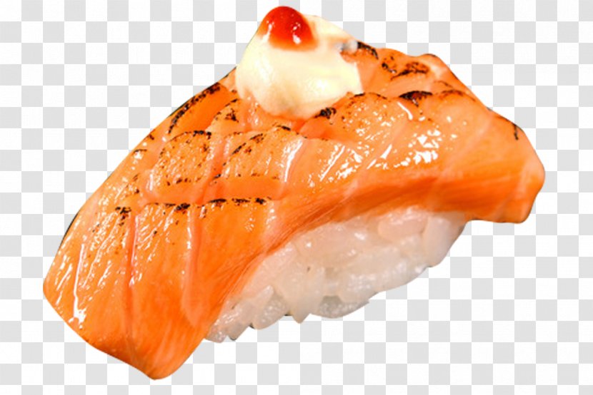 California Roll Sashimi Sushi Japanese Cuisine Smoked Salmon - Cooking - Rice Dough Fried Meat Transparent PNG