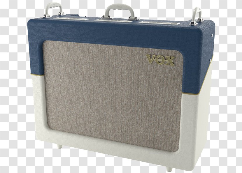 VOX AC30 Custom Blue & Cream - Vox Ac30 - Design Transparent PNG