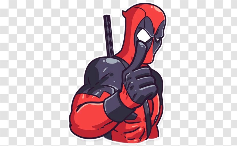Deadpool Marvel: Contest Of Champions Telegram Sticker YouTube - Lacrosse Protective Gear - Arthas Transparent PNG