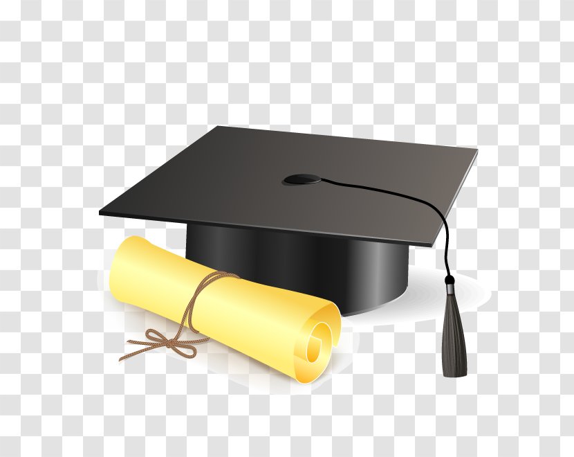 Square Academic Cap Graduation Ceremony Clip Art - Dr. Vector Transparent PNG