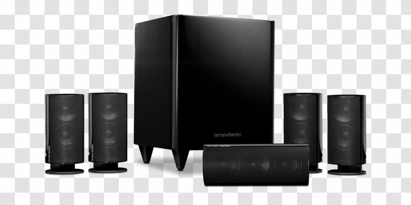 5.1 Surround Sound Harman Kardon Loudspeaker Home Theater Systems Subwoofer - Highdefinition Television - System Transparent PNG