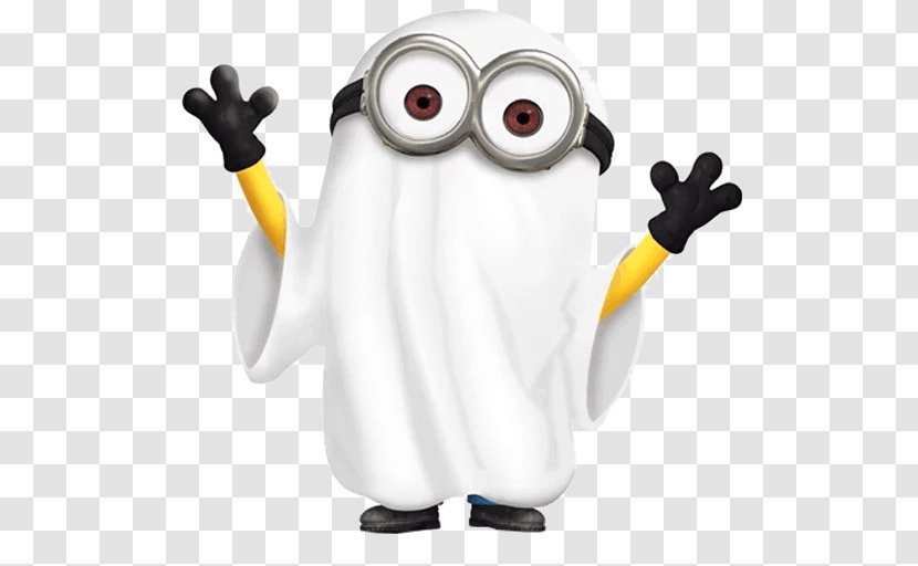 Minions Halloween Ghost Haunted House Humour - Owl - Boo's Adventures At Home Transparent PNG