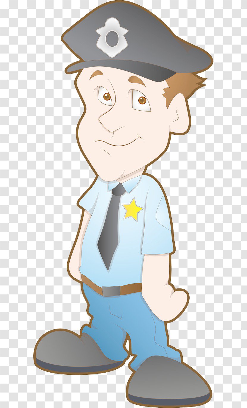 Download Royalty-free Clip Art - Material - Cartoon Police Figure Transparent PNG