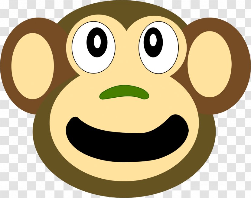 Monkey Curious George Simian Clip Art - Facial Expression Transparent PNG